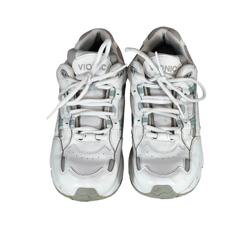 Vionic Womens Walker Athletic Shoes White & Aqua Size 9 EU 41